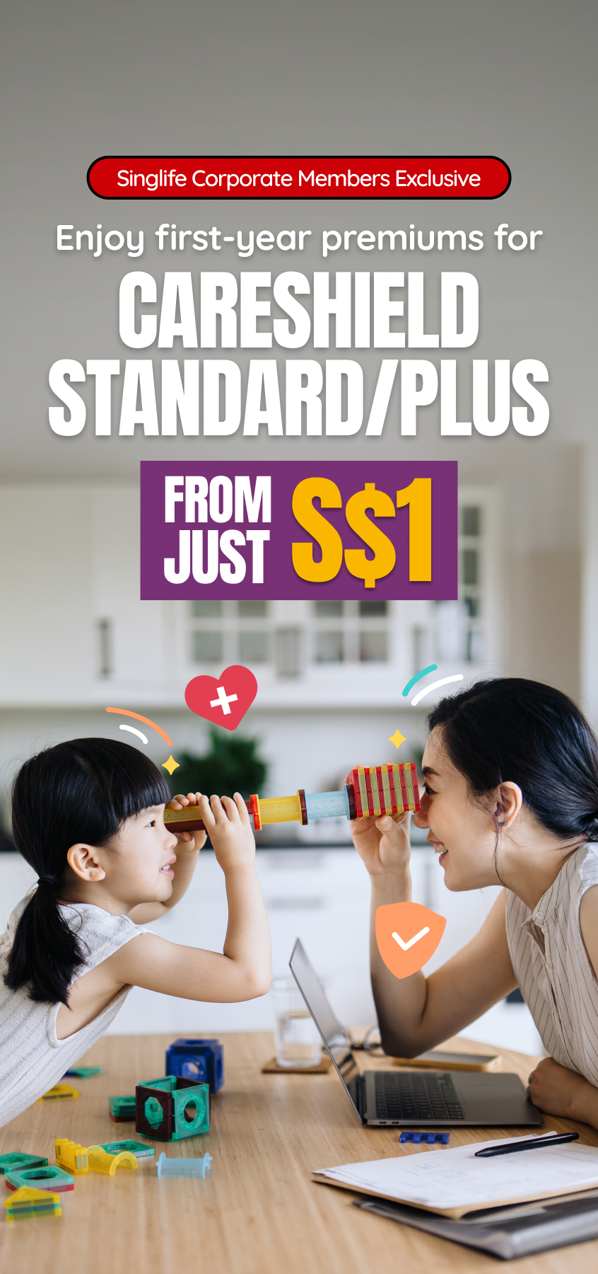 EB CareShield S$1 Promo